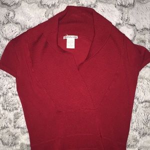 Charlotte Russe small, red sweater dress.